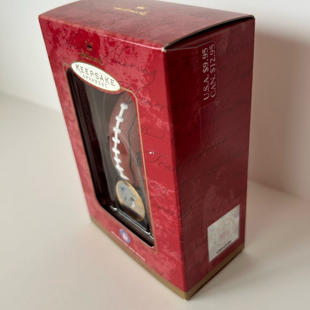 Vintage Hallmark 2000 NFL Collection Dallas Cowboys Christmas Ornament New - Picture 6 of 7